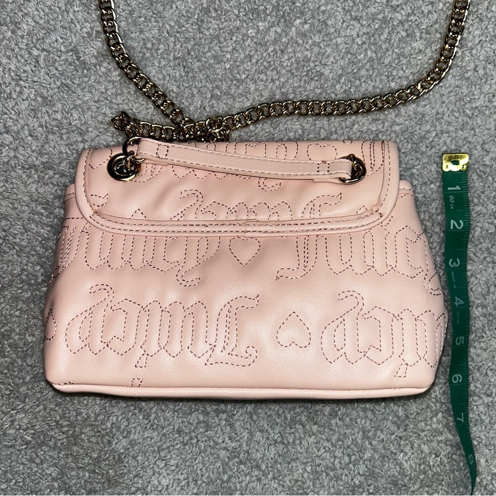 Juicy Couture Pink Quilted Shoulder Bag with Gold Hardware - Picture 4 of 6